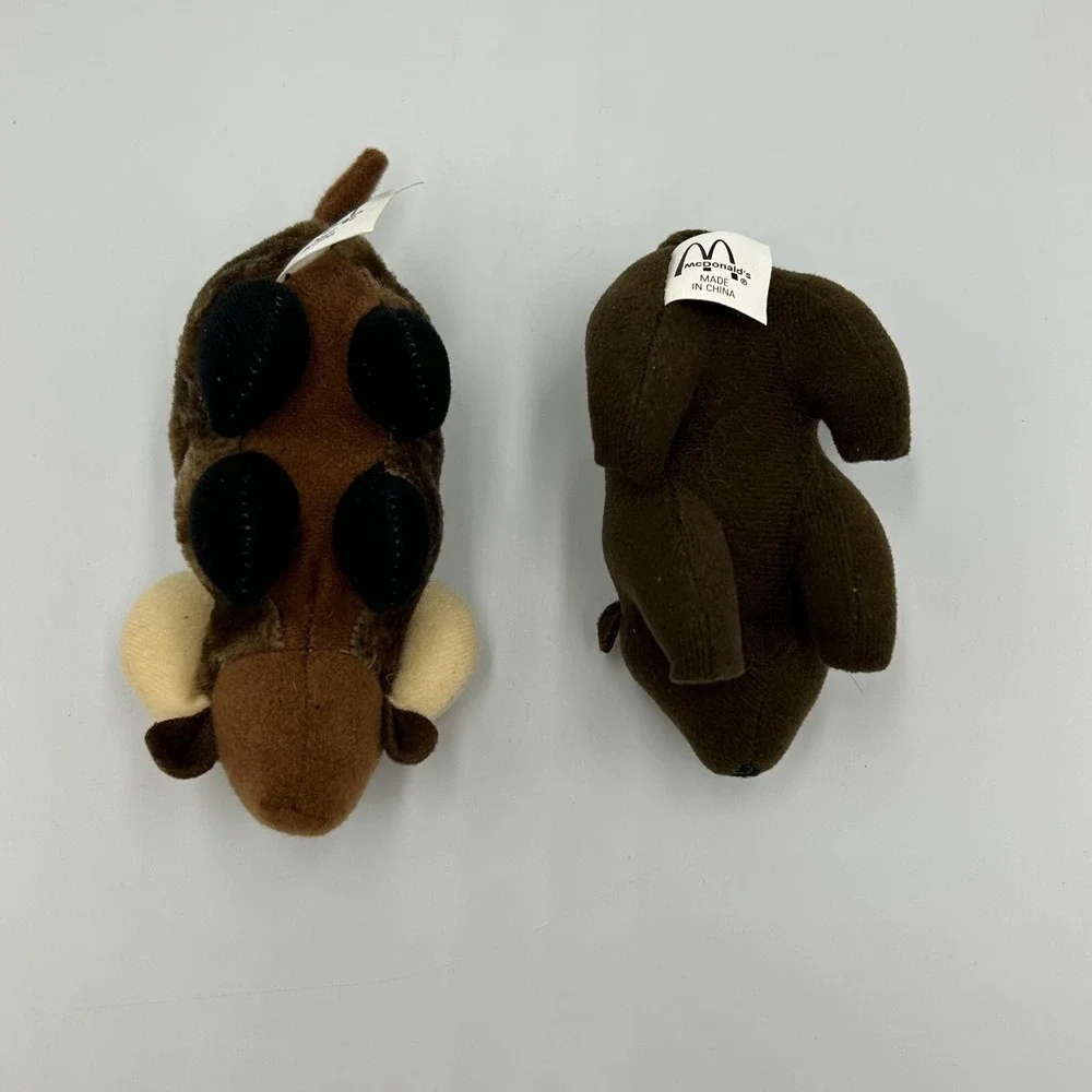 McDonalds 1997 Animal Pals x‎ 3 & 1995 Babe x1 Plush Happy Meal Toys - Lot of 4